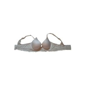 Aerie Sunnie Real Good Full Coverage Lightly Lined Bra Beige 34B Lace
